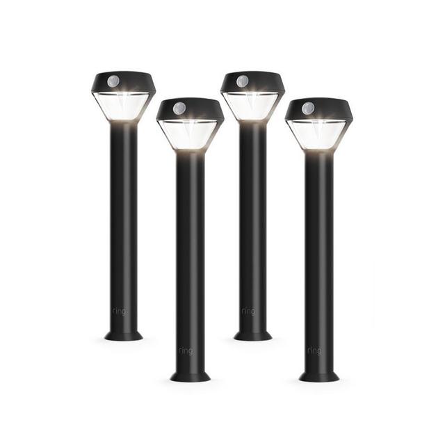 Smart Lighting 4-Pack Solar Pathlight