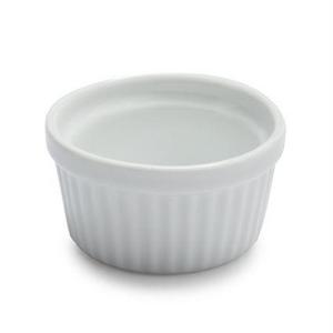 Sur La Table Porcelain Round Ramekin with Ribbed Sides