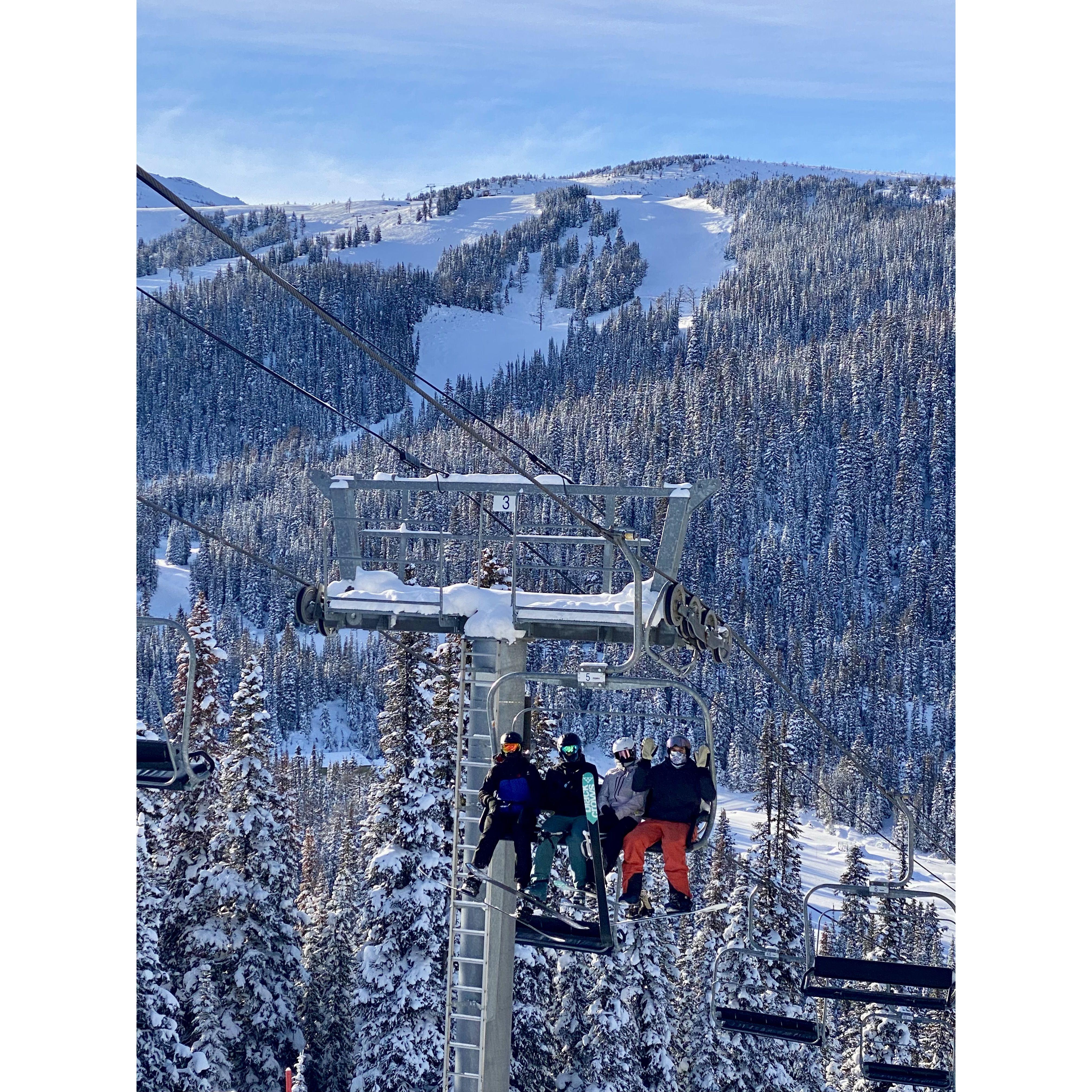 Not us on another ski trip! Banff, Canada.