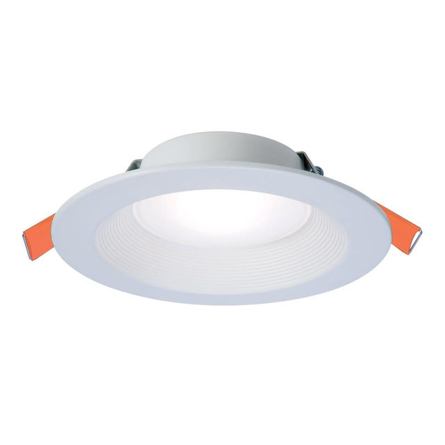 HALO RL 6-Inch Indoor/Outdoor Canless LED Downlight with Selectable Lumens and Color Temperature - RL6LS9FSD2W1EWHDM