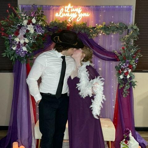 Big kiss at Kenzie's wedding <3