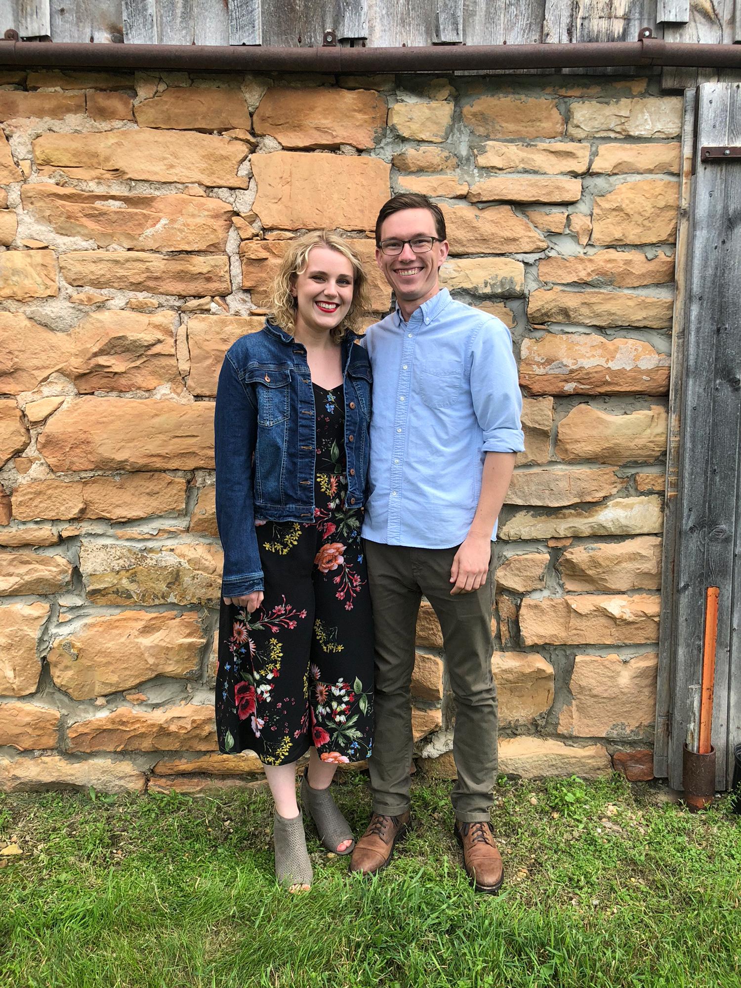 Celebrating Megan's aunt's wedding in Spearfish. This is also the weekend Cam told Megan's parents he was planning to propose (July 2018)