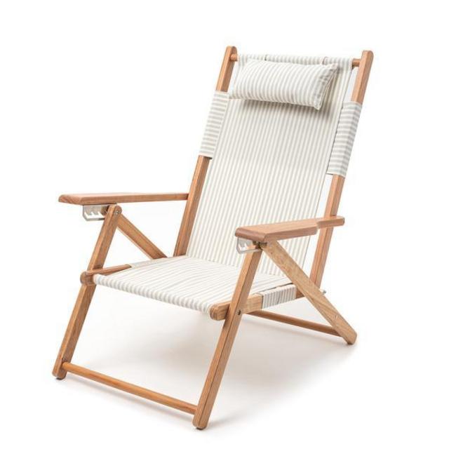 The Tommy Chair - Lauren's Sage Stripe