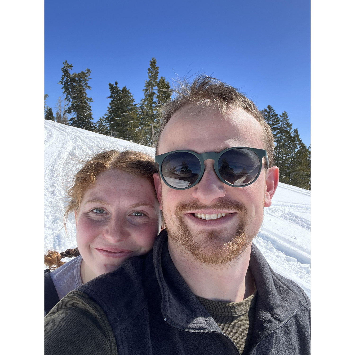 Random Aaron encounter. Learning how to snowmobile and then going on a crazy ride.