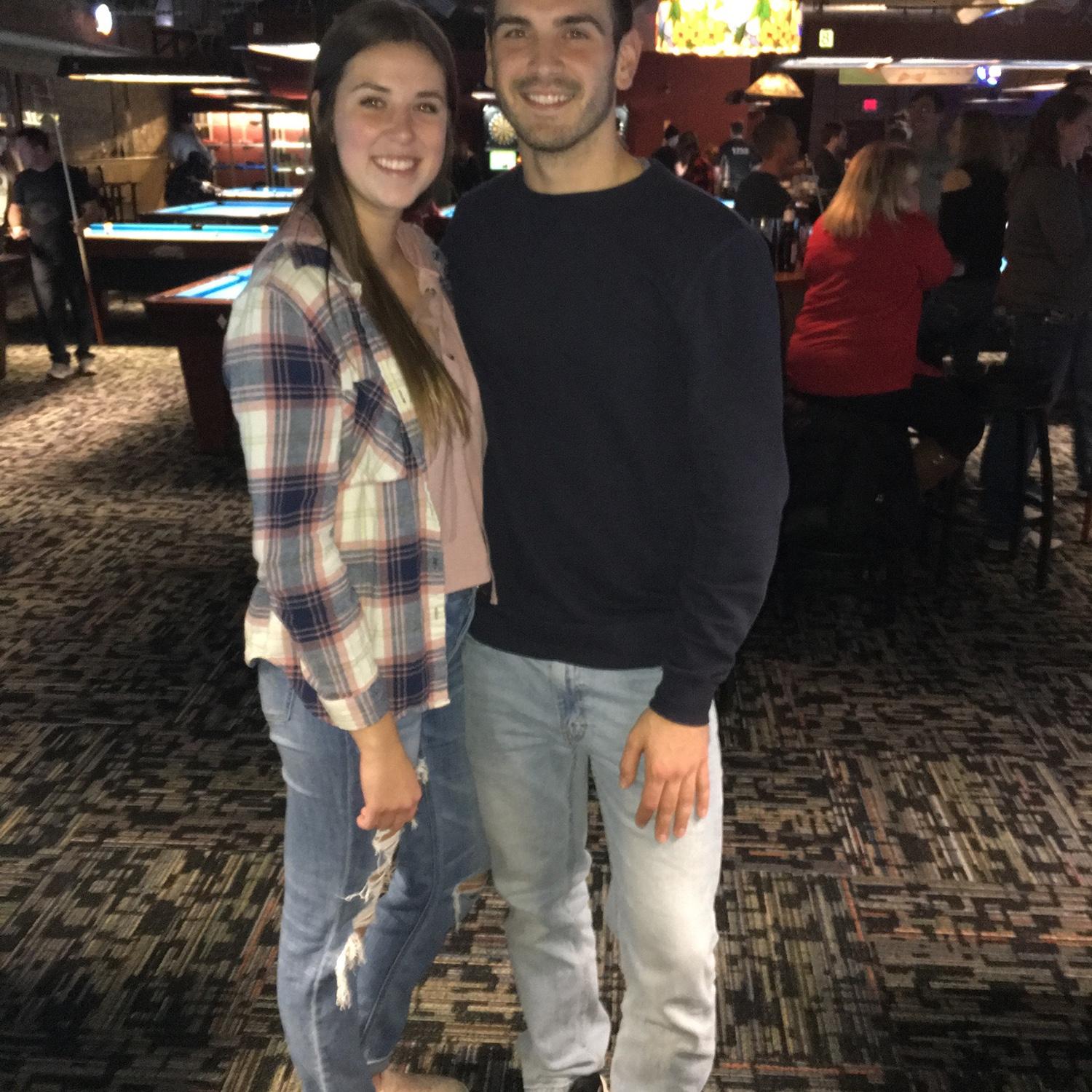 The first photo we took together!