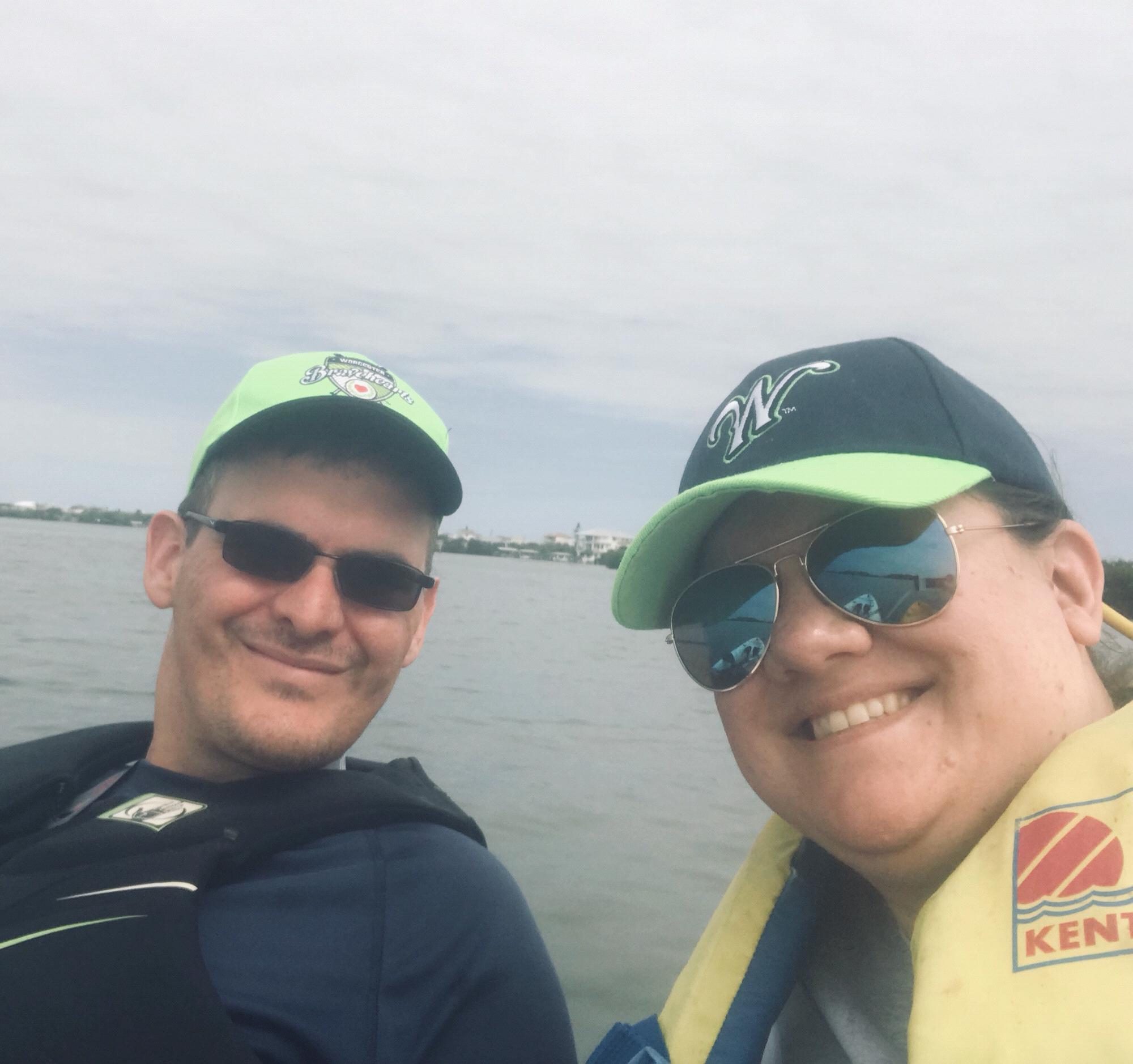 Brian's first kayaking experience! New Smyrna Beach, FL