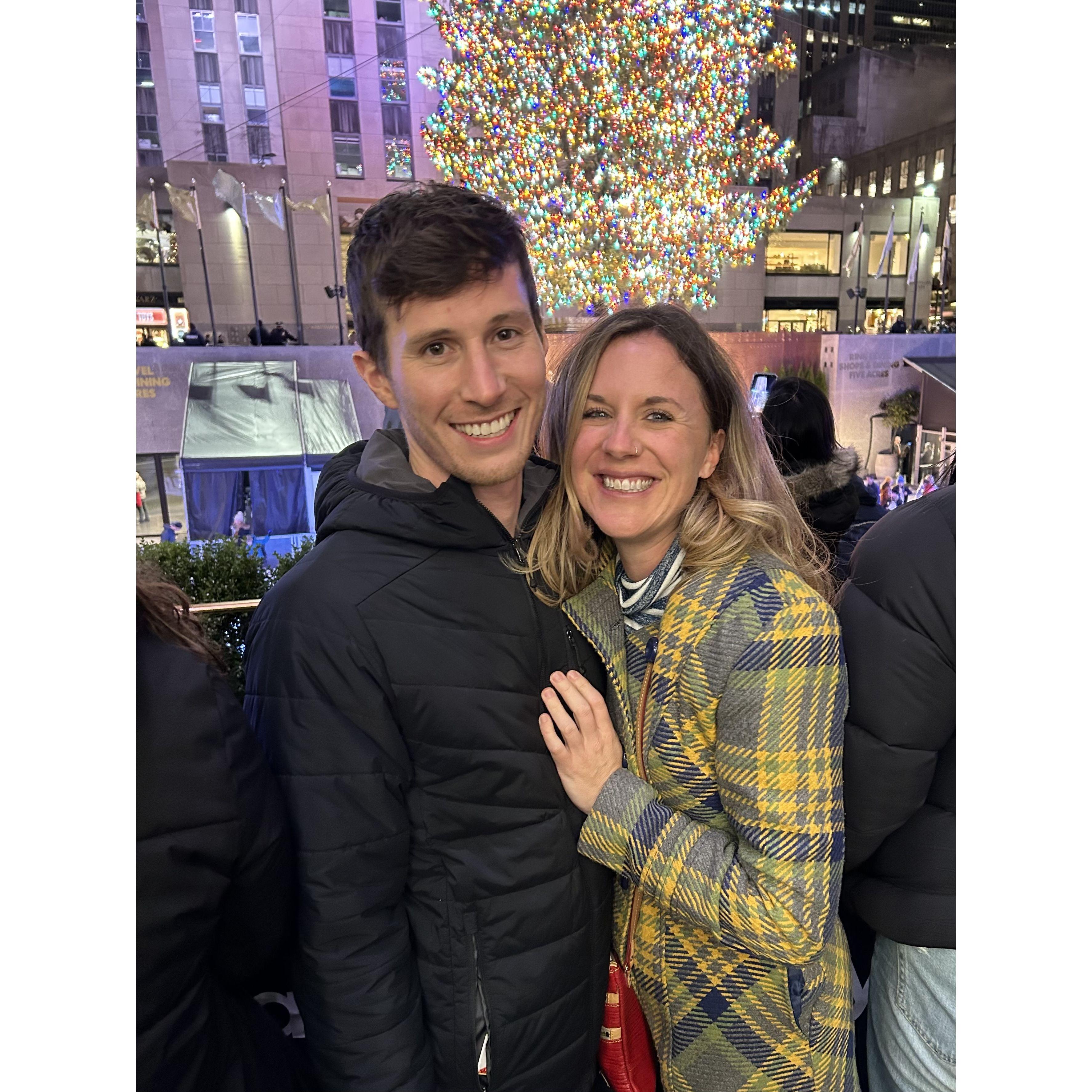NYC at Christmas with the BIG TREE!