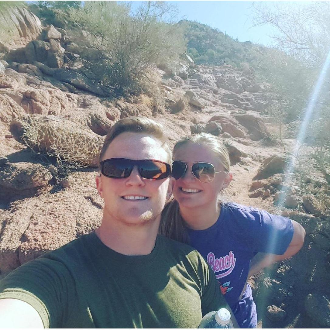 Phoenix, AZ January of 2018 - climbing Camelback Mountain