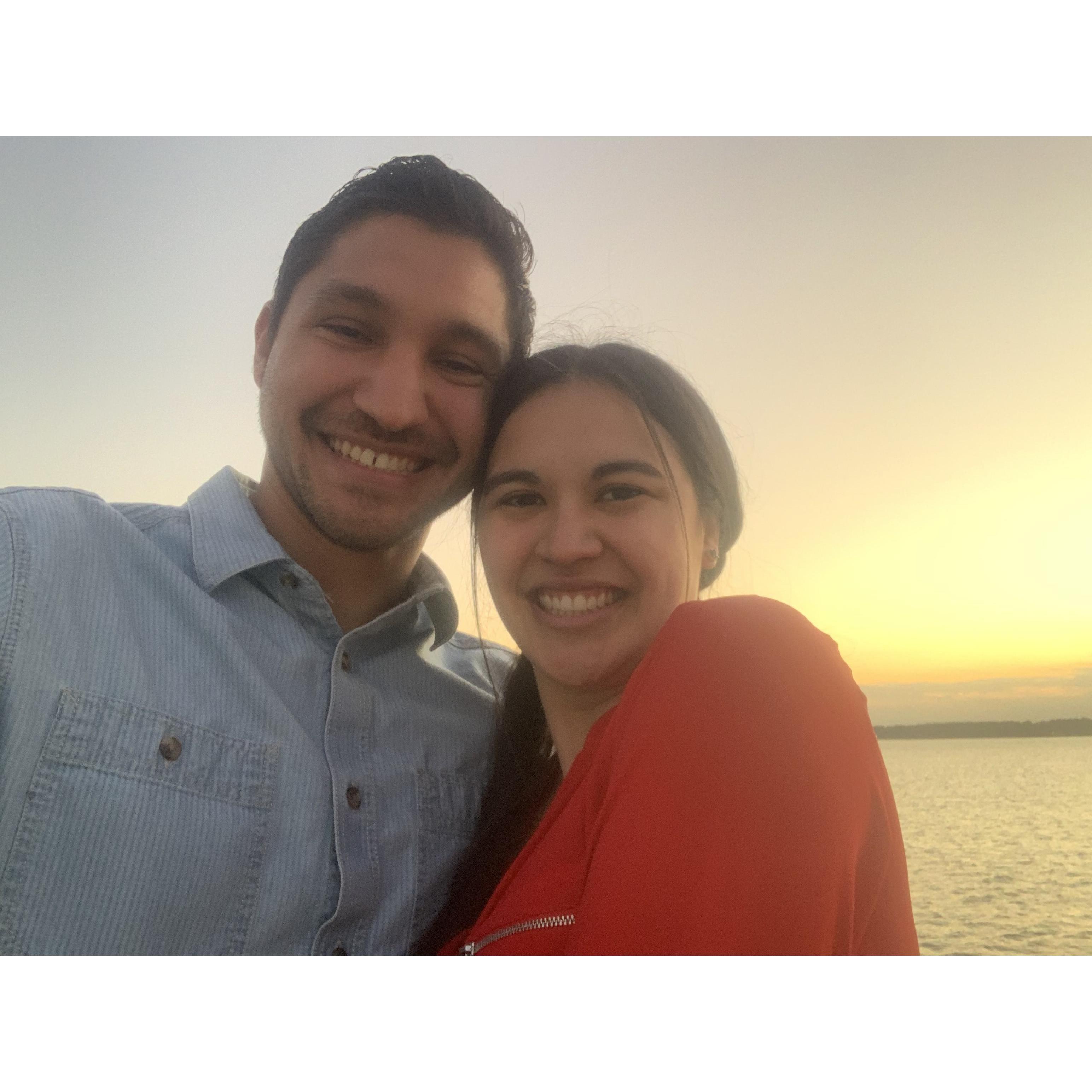 Happy Valentine's Day one week early on Lake Conroe...the same place Crystal and Jorge will tie the knot!