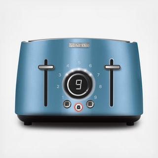4-Slot Toaster with Digital Button Display