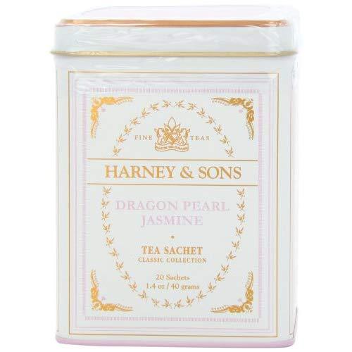 Harney & Sons White Tea, Dragon Pearl Jasmine, 20 Sachets