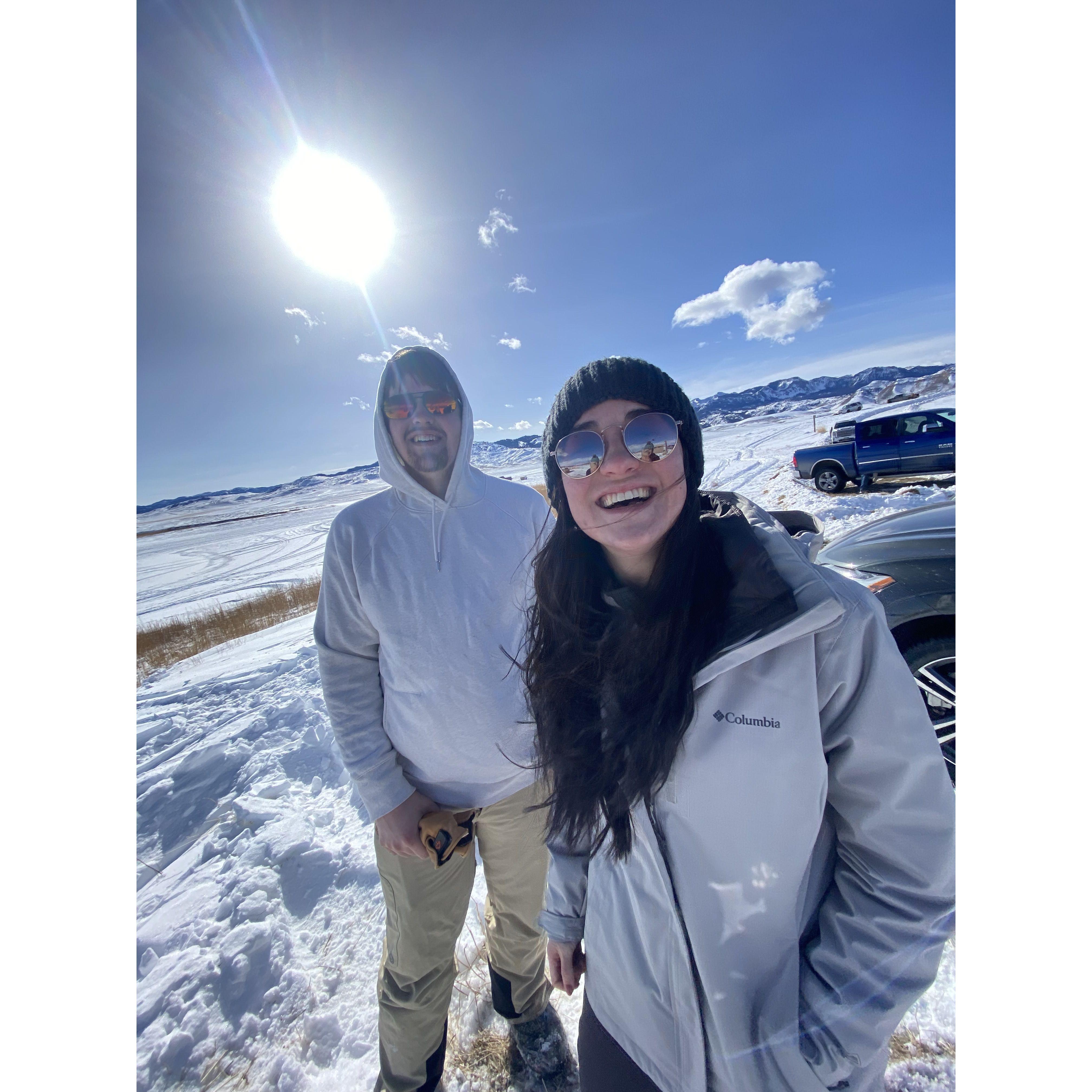 Our 1st Annual Perryman Ice Fishing Trip in Worland together