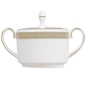 Dinnerware, Lace Gold Sugar Bowl