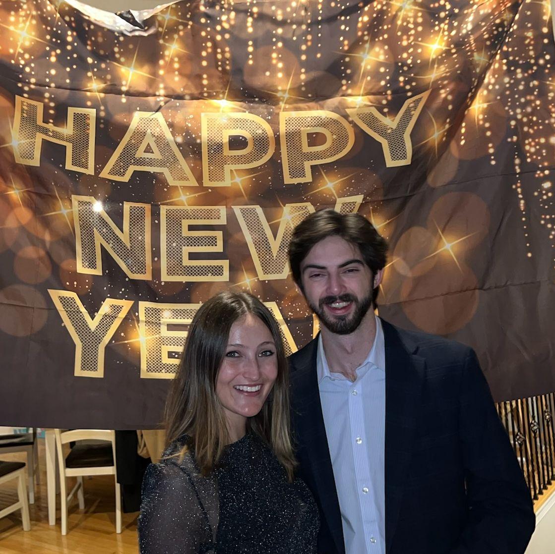 Celebrating New Year's Eve in Atlantic City, NJ, 2023.