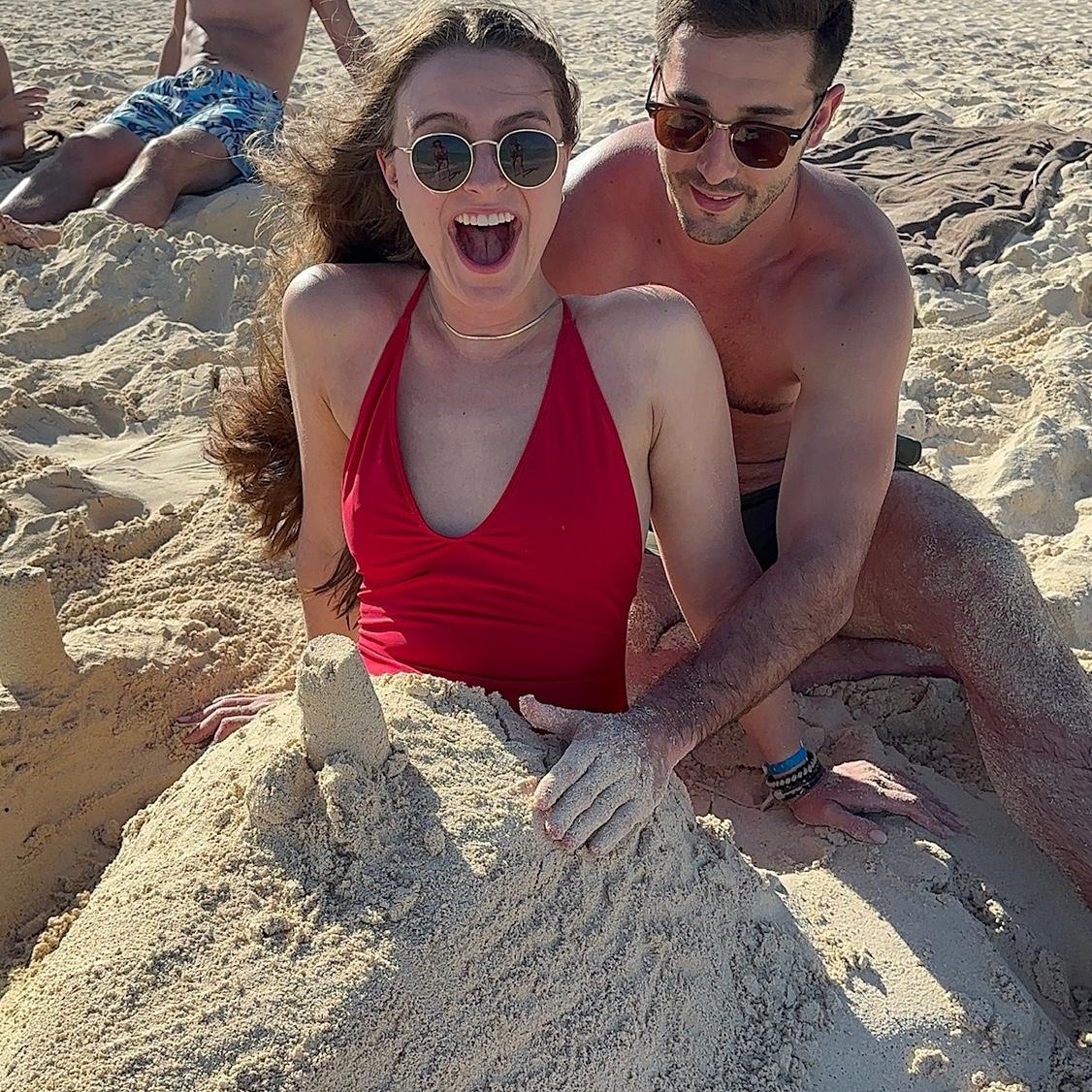 Kyle showing off his very “family-friendly vacation” sandcastle.
March 24, 2024