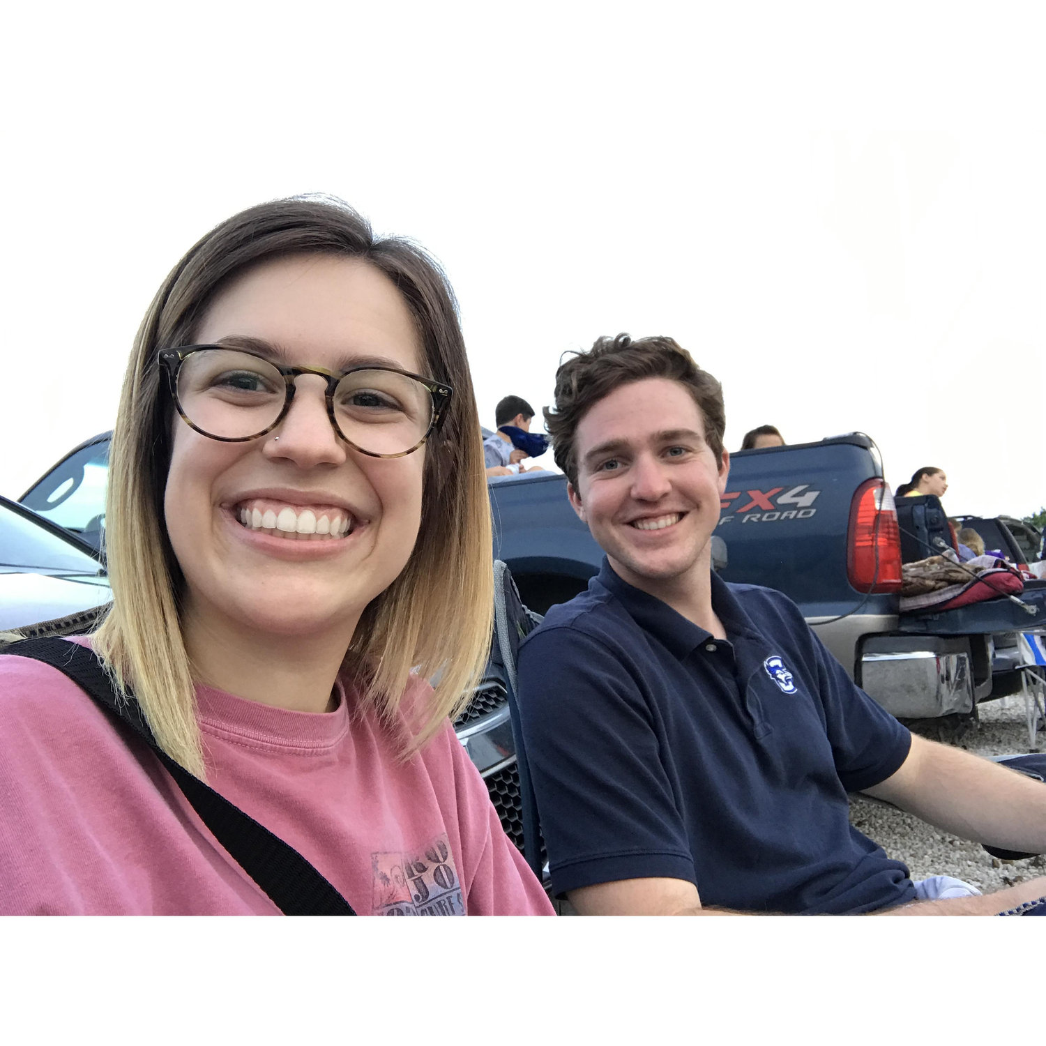 Our first and only drive in movie together, where we watched The Avengers: Endgame!