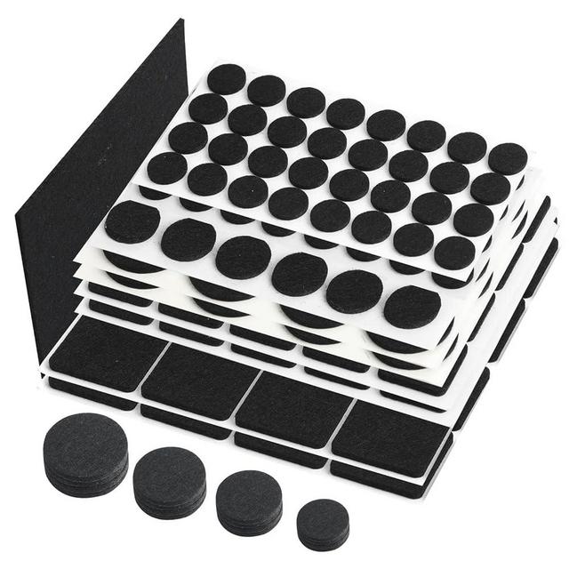 MaHonestFelt Felt Furniture Pads 123 PCS Premium Furniture Pads - Felt Pads Furniture Feet Best Wood Floor Protectors - Protect Your Hardwood & Laminate Flooring