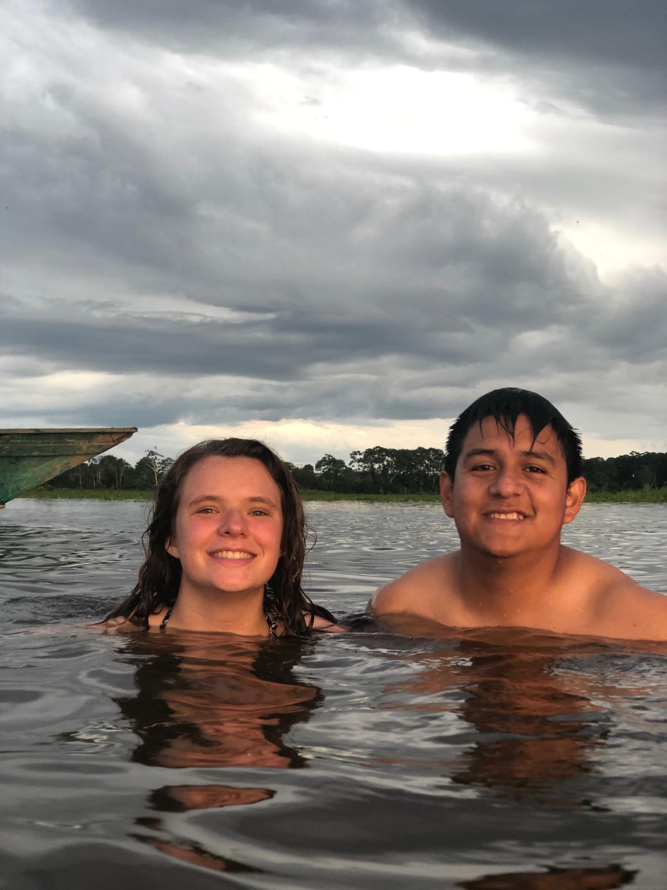 Amazon river outside of Iquitos, Peru!