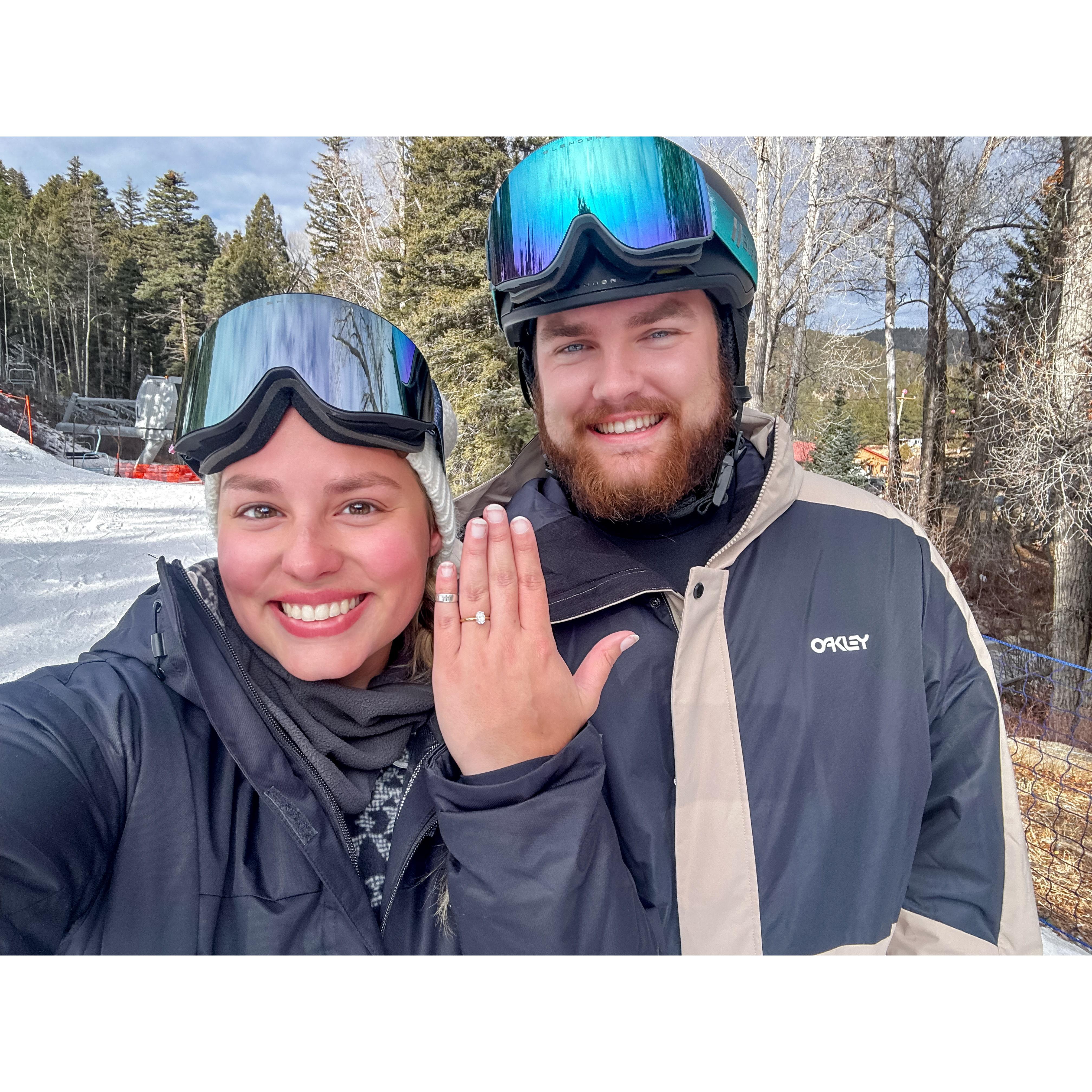 The day Skyler said YES! Engagement Day!
