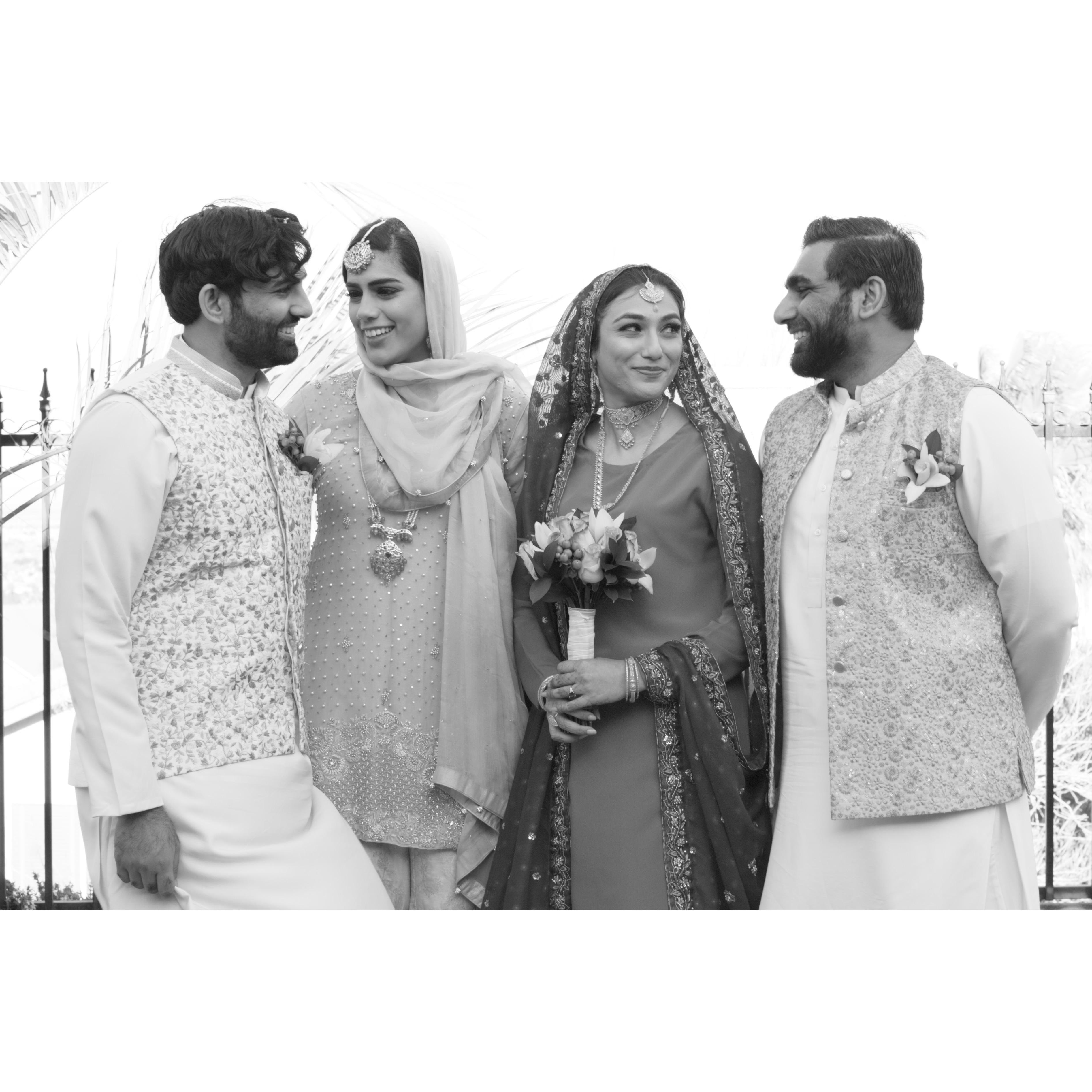 Affan, his wife Naima, Ammarah, Affad