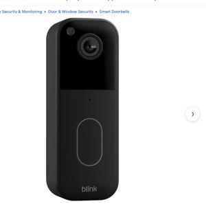 Blink - Video Doorbell - Head-to-toe HD view, two-year battery, simple setup, Required Sync Module Not included - Black