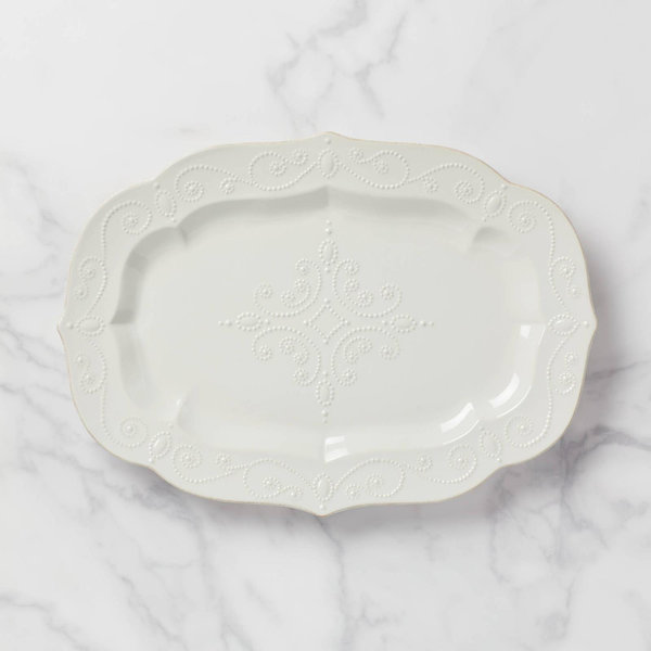 Lenox, French Perle Serving Platter | Zola