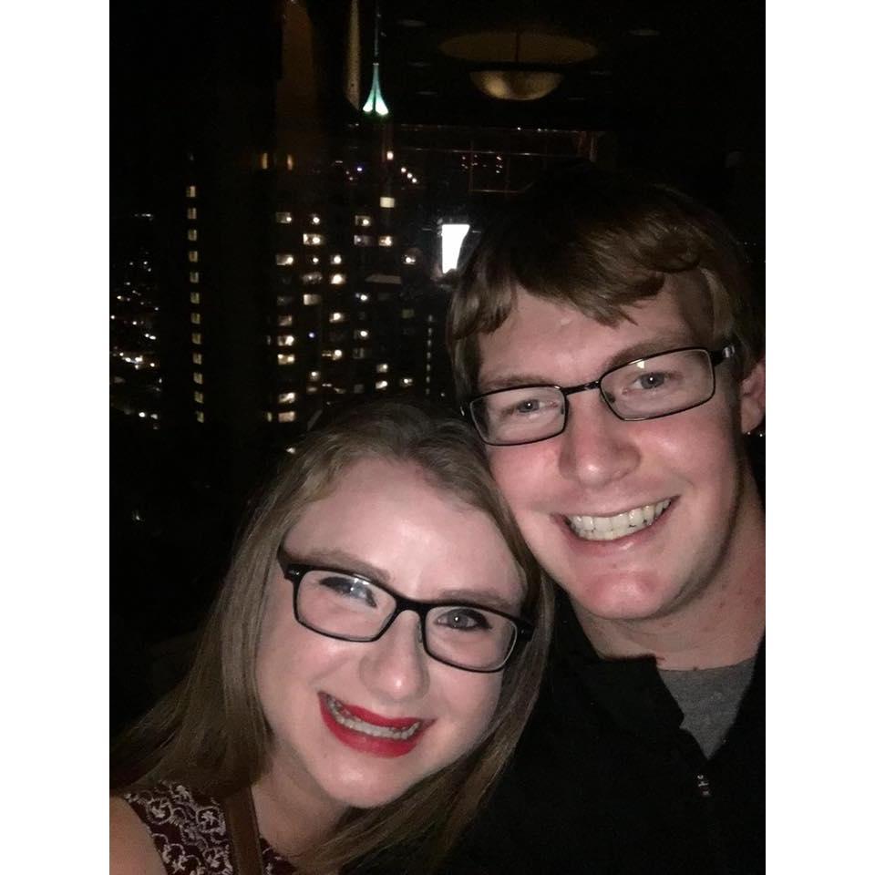Top of the Mark in San Francisco on our anniversary