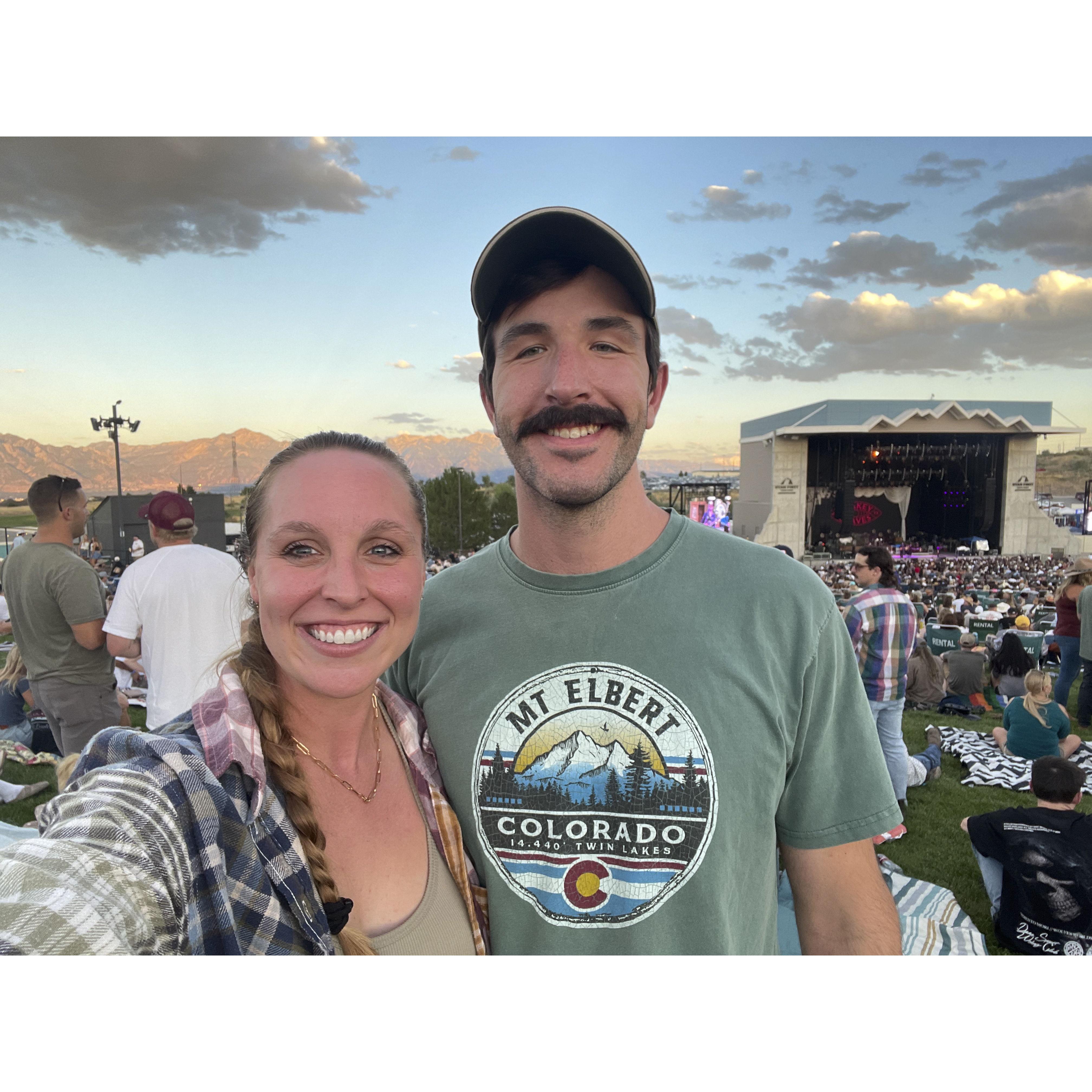 August 2024. Tyler Childers concert in SLC, UT.