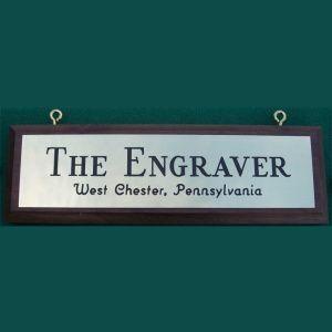Traditional Stall Nameplate Mounted on Solid Wood
