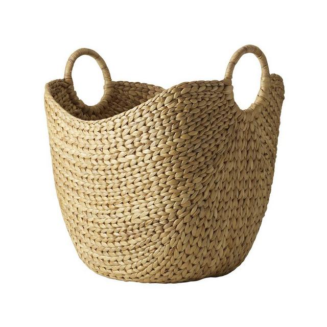 Curved Basket, Large, Natural