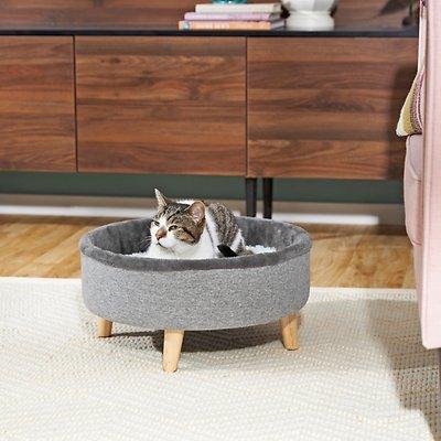 Modern Round Elevated Cat Bed