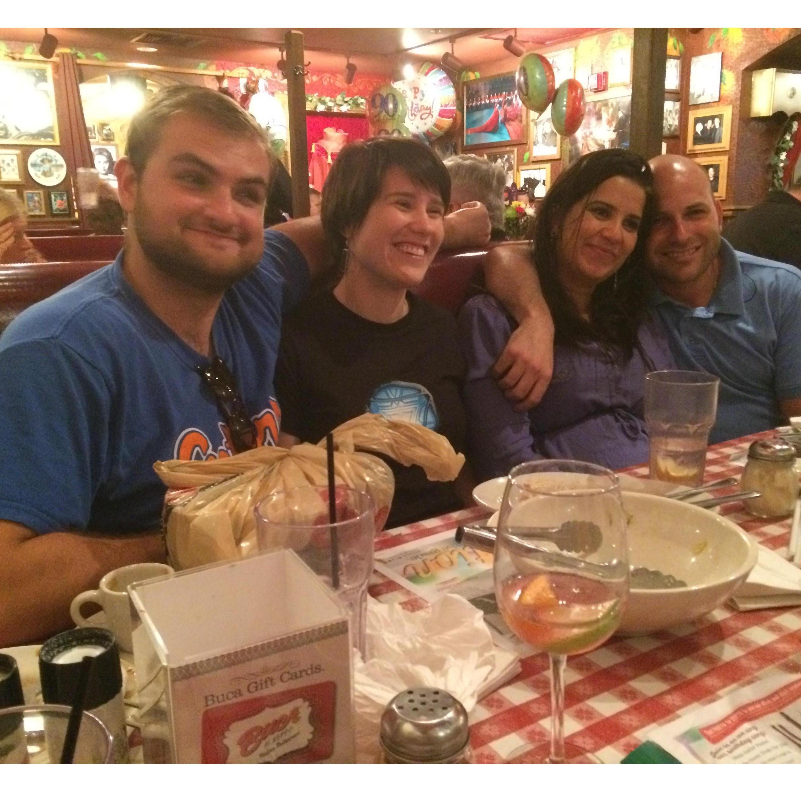 The first time Amy met Orlando's family