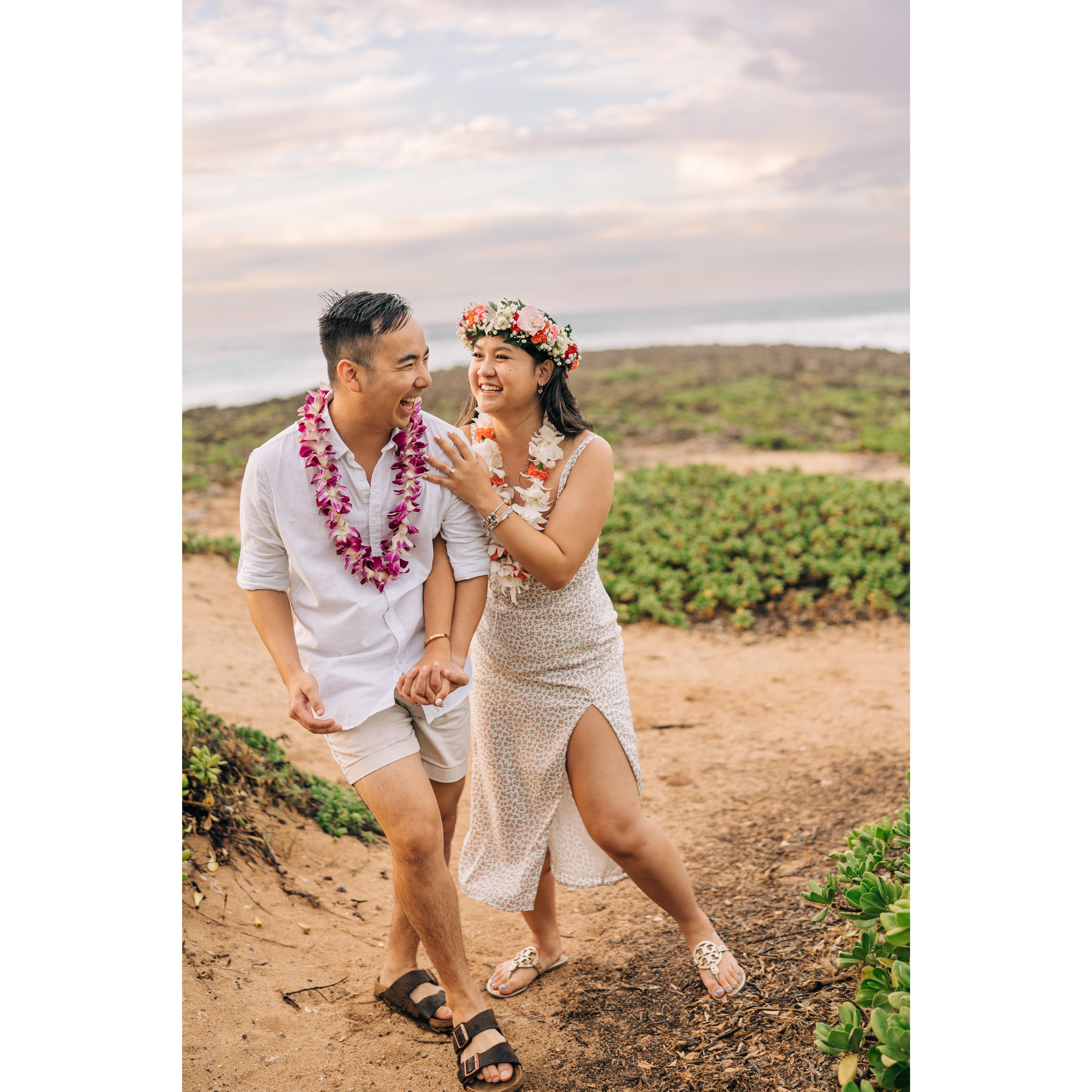 Al and I never have gotten professional photos done until our engagement, so we were pretty awkward posing! I think our best photos are the candid ones.