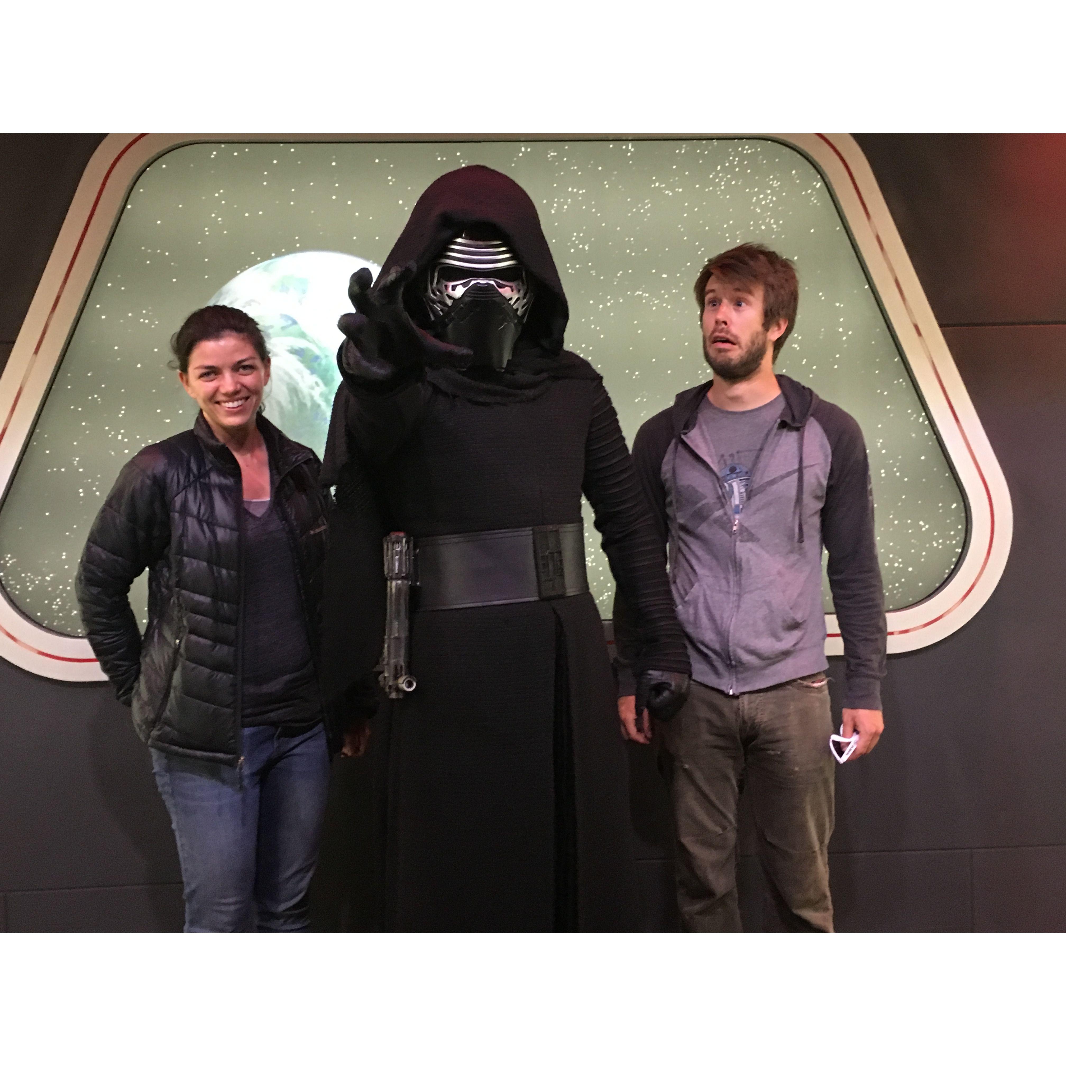 Chronologically, first photo of us together.