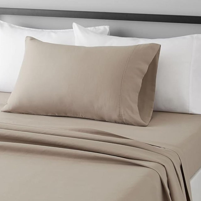 Amazon Basics Super Soft Microfiber 3-Piece Twin XL Sheet Set