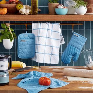 Onion Quilt 4-Piece Kitchen Towel & Mitt Set