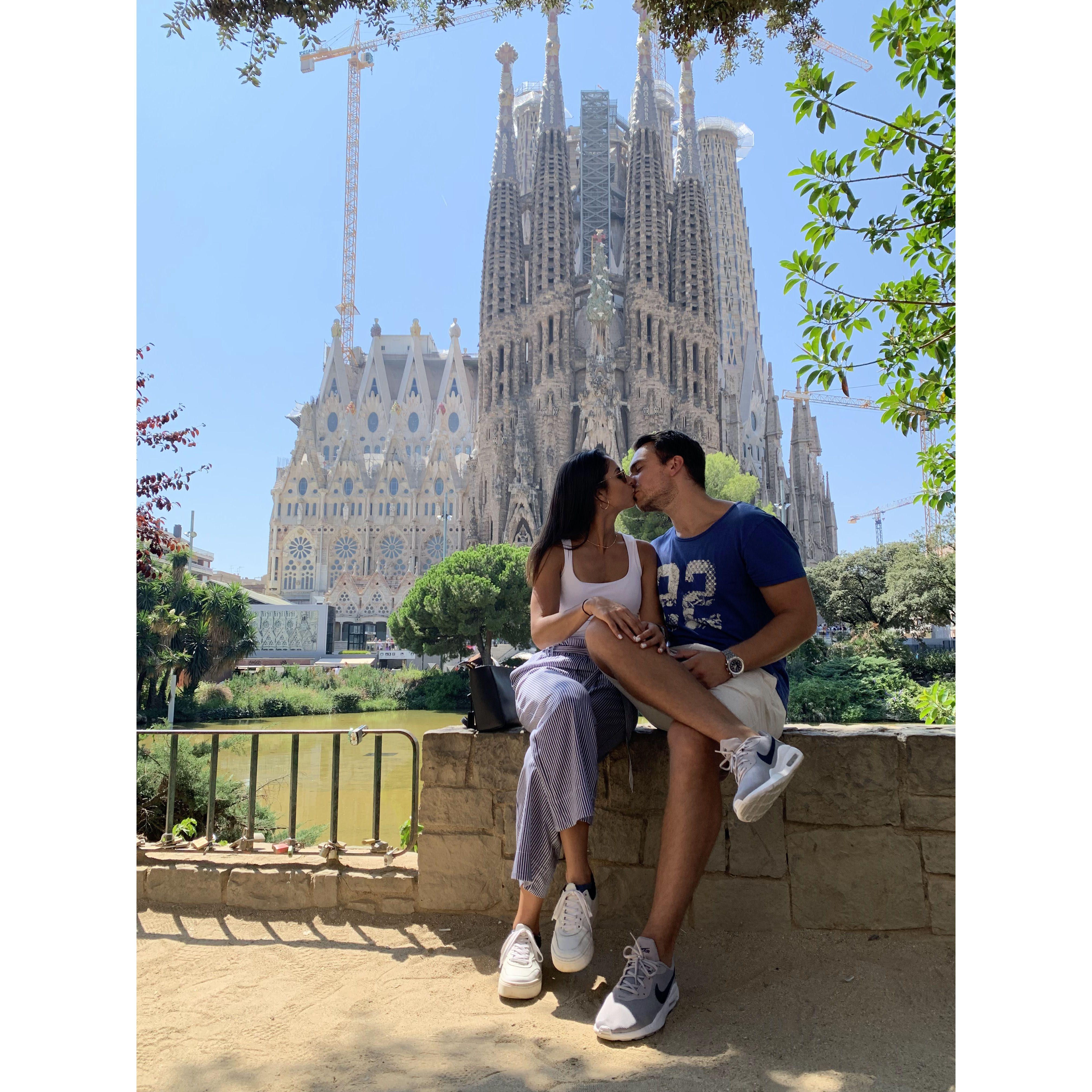 This was when we helped Gaudi finish Sagrada Familia