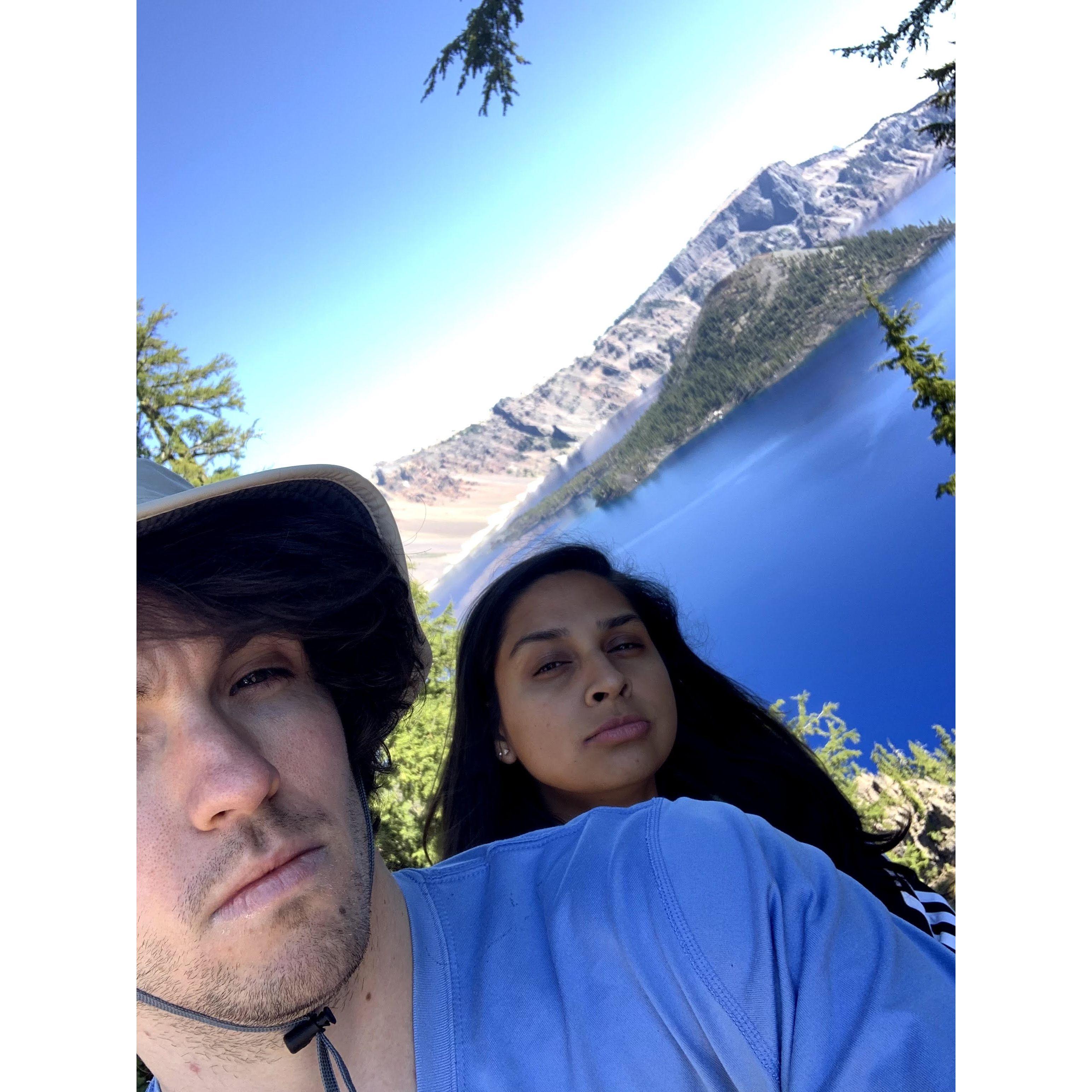 Crater Lake during COVID/first year summer break. July 4th, 2020.