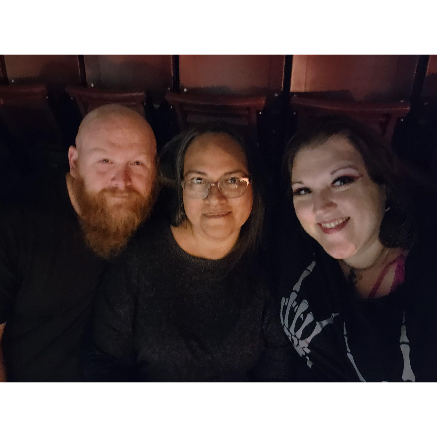 Concert with friends, Tsonja and Jeff