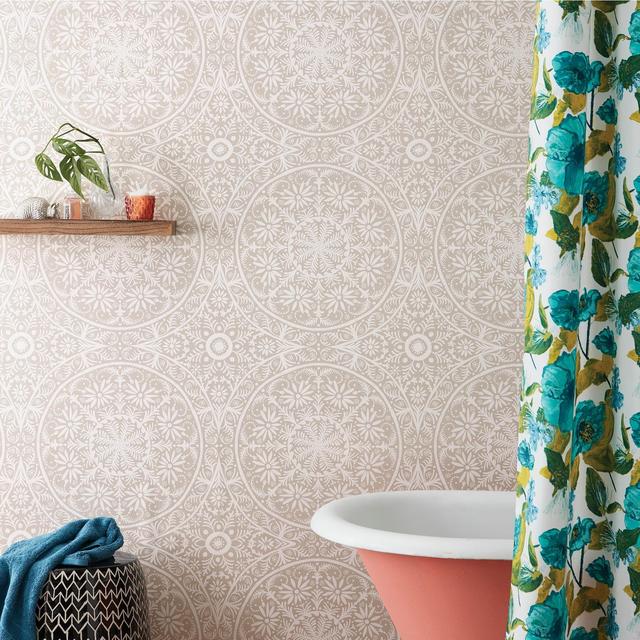 Cadiz Medallion Peel & Stick Wallpaper Beige - Opalhouse™