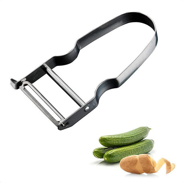 Vegetable Peelers for Kitchen Set - Fruit Peeler Stainless Steel Multi-function Vegetable Peeler - Potato Peeler Cabbage Shredder - Grape Peeler and Orange Peeler Tool - Vegetable Peeler