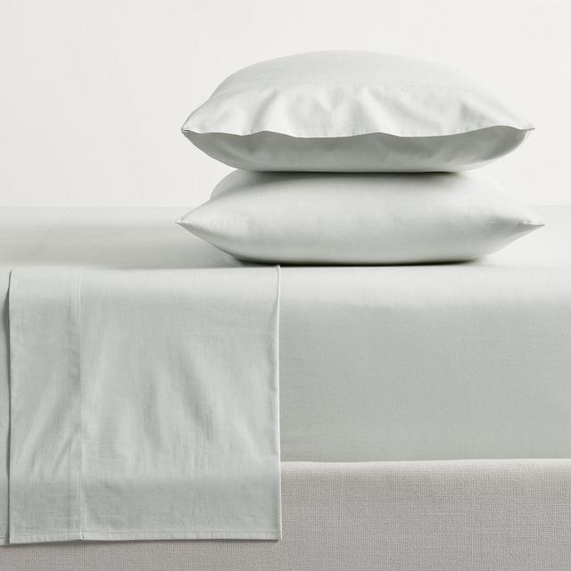 Soft Gray Everyday Percale Sheet Set, Full