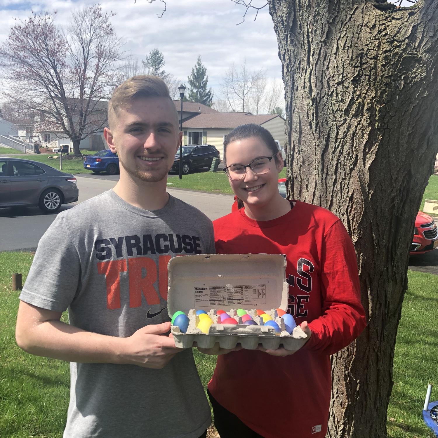 Easter egg dying - April 2019