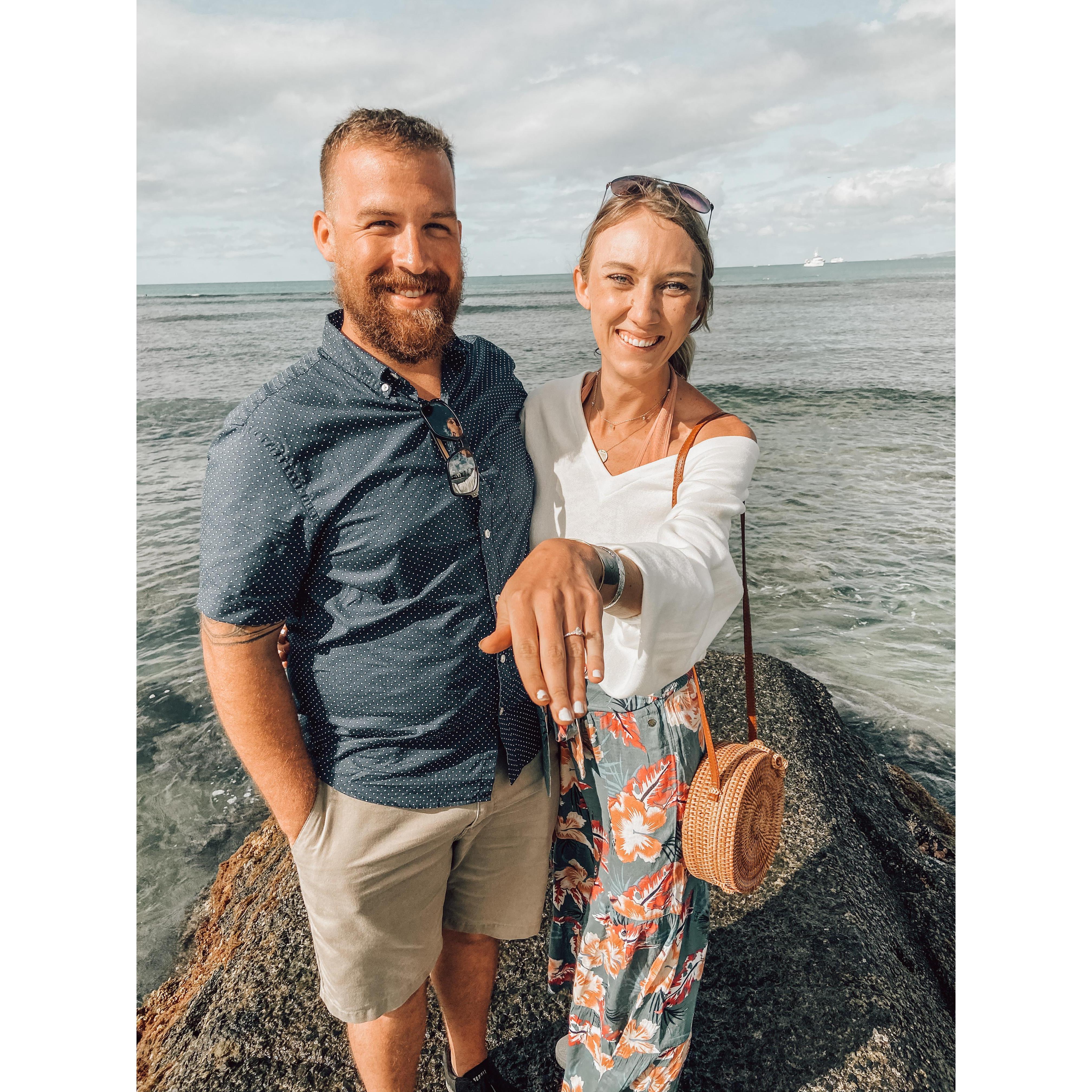 At the end of the pier in Honolulu Hawaii on November 29th, 2020 she said "YES"