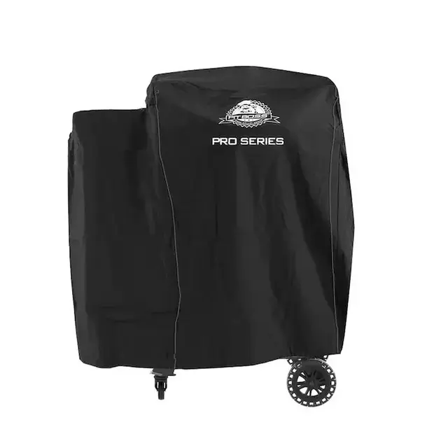 Pit Boss Pro 37.83-in W x 46.73-in H Black Horizontal Smoker Cover