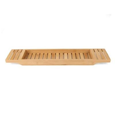 Bamboo Bathroom Organizer Brown - Mind Reader