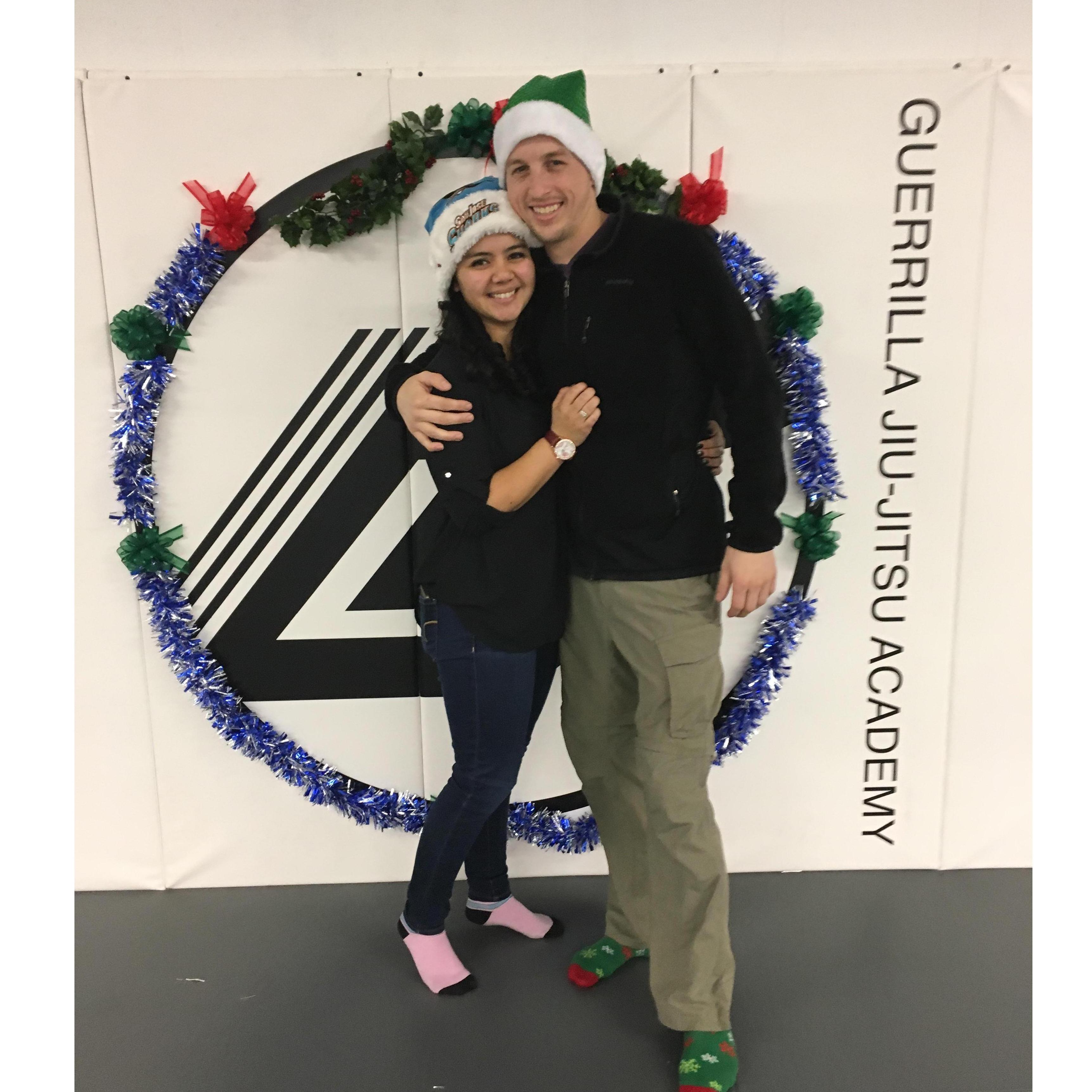 His company holiday party