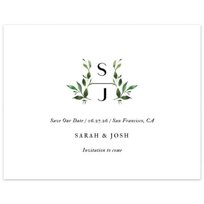 Multi-Colored Wedding Digital Save the Date - Madilou Landscape