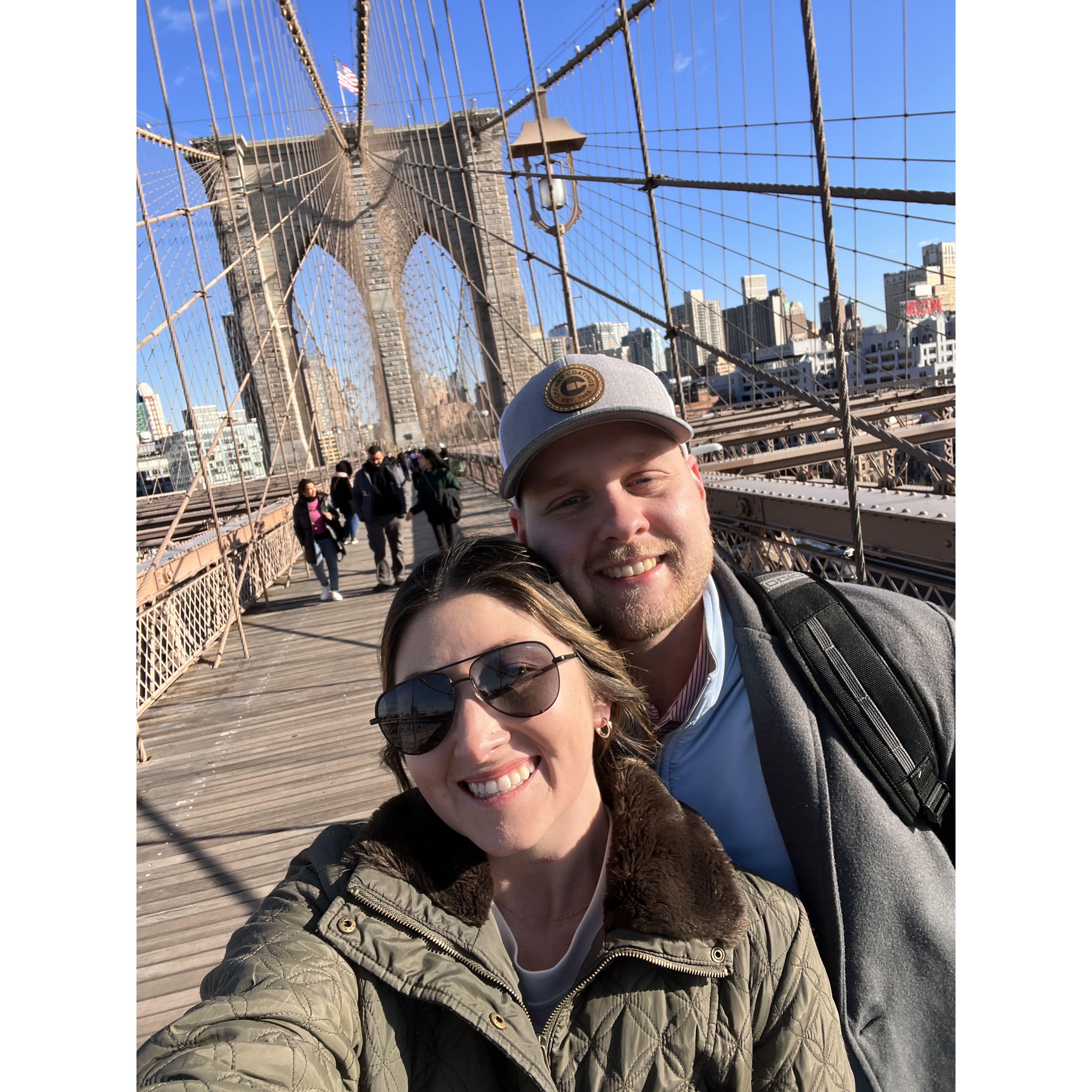 one of many selfies taken on our 4-hour layover trip around NYC between Austin and Scotland!