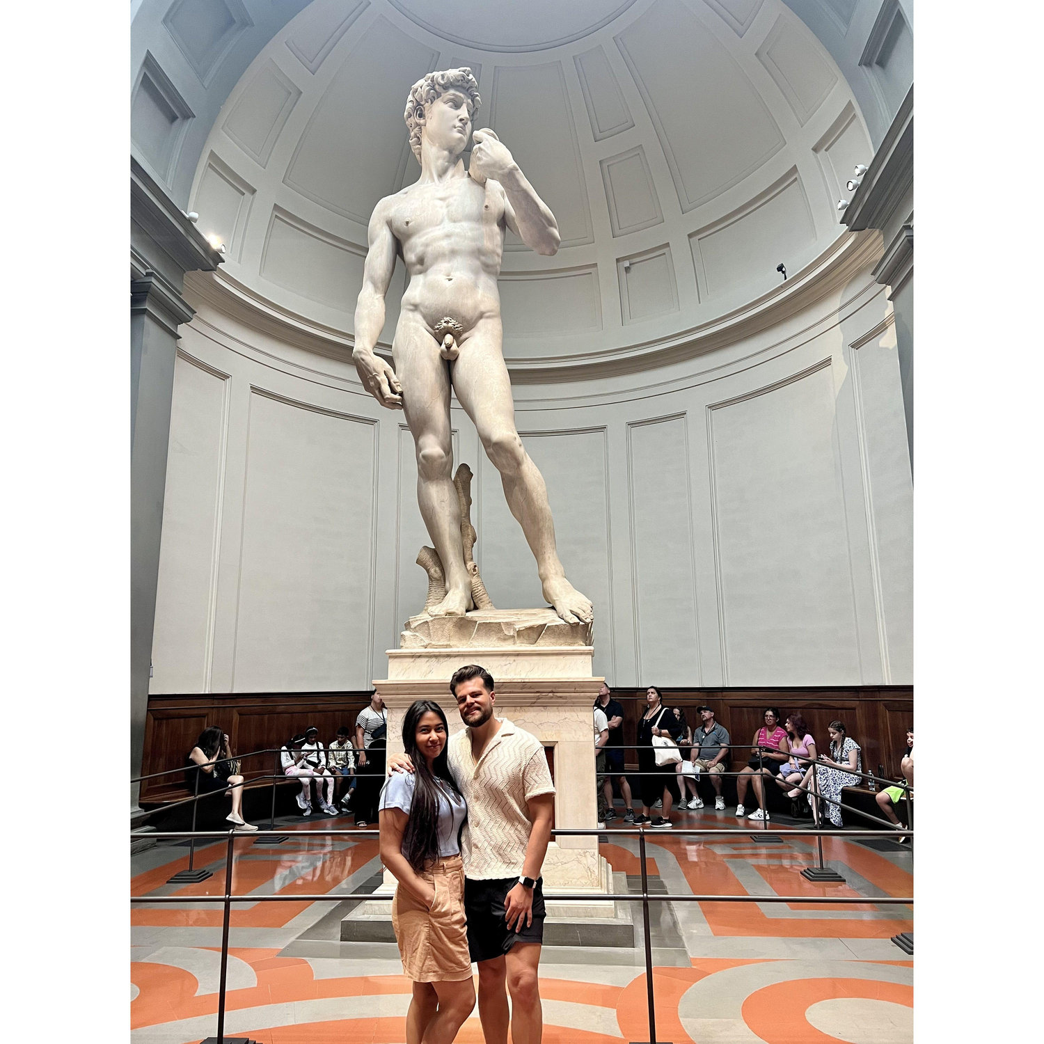 David, in Florence.